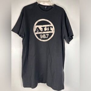 ALT 98.7 FM (2017) Los Angeles Alternative Radio Station Promo T-Shirt Sz Medium